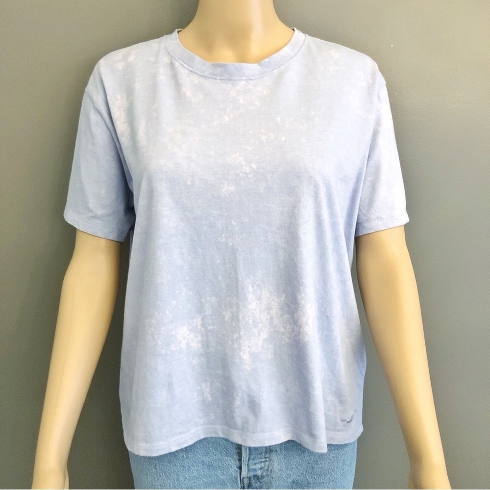 Hollister Pastel Blue Casual Relaxed Fit Short Sleeves T Shirt Tee. Large. - Picture 2 of 13